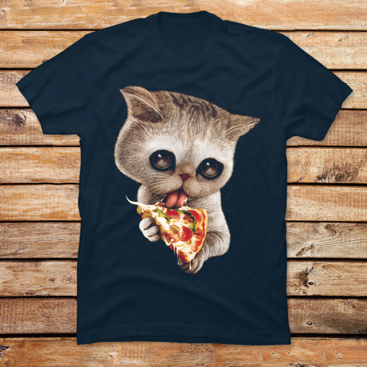 CAT LOVES PIZZA