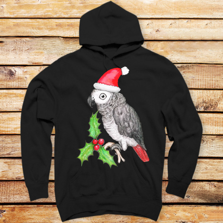 Christmas African Grey Parrot