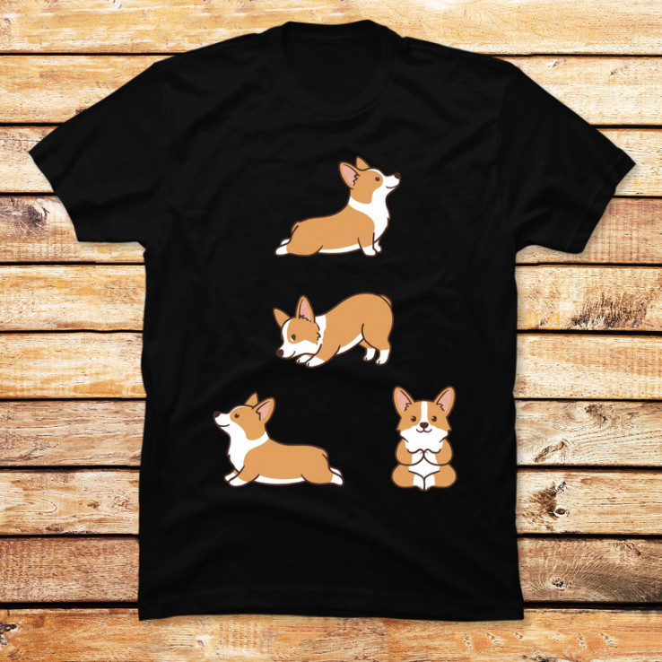 Corgi Yoga