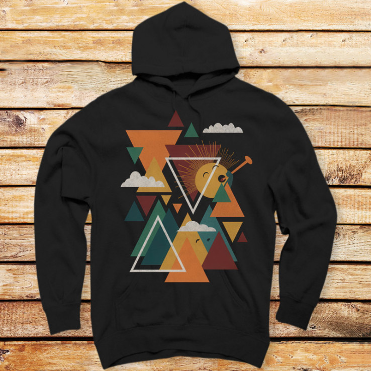 Geometric Sunrise Calling