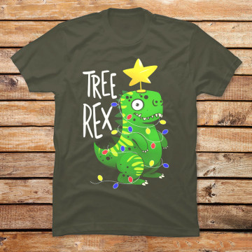 Christmas Tree Rex T-Rex