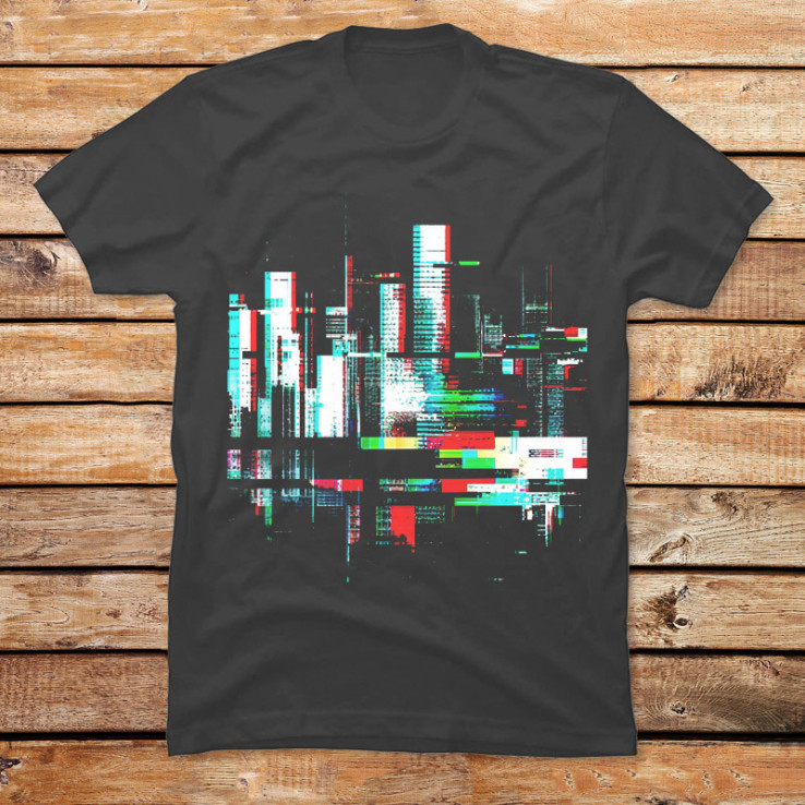Data Glitch Skyline