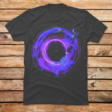 Spinning Vinyl Record on Turntable II