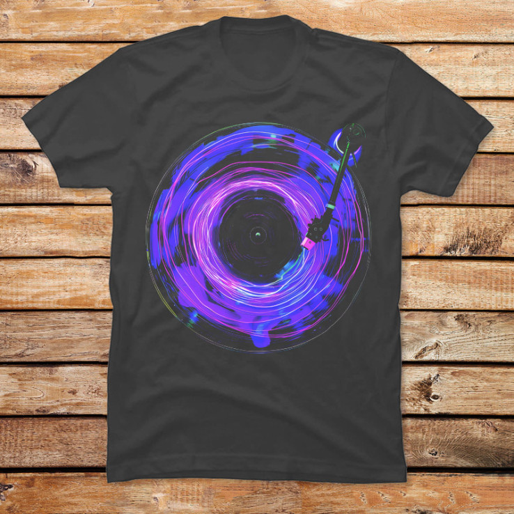 Spinning Vinyl Record on Turntable II