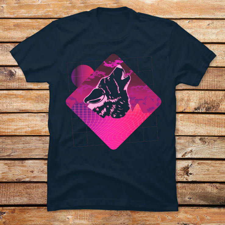 Wolf Vaporwave